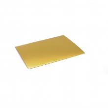 Подложка прямоугольная 0,8мм золото 100*65 мм
